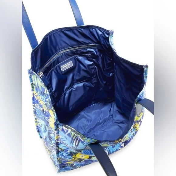 Prada Floral Nylon Tote - Picture 4 of 15